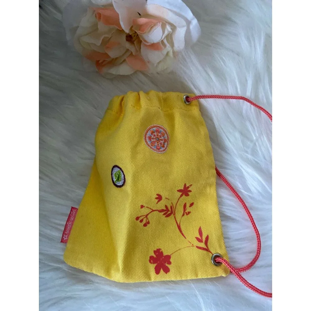 American Girl Battat OG Doll Retired Accessory Yellow Backpack for Dolls 16